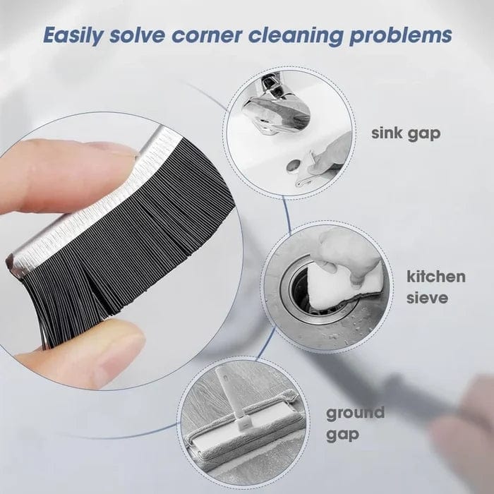 Crevice Cleaning Brush | Bathroom Cleaning Toilet Brush Kitchen Clean Scrub Brush Crevice Cleaning Brush Zaavio®