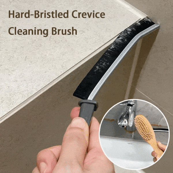 Crevice Cleaning Brush | Bathroom Cleaning Toilet Brush Kitchen Clean Scrub Brush Crevice Cleaning Brush Zaavio®
