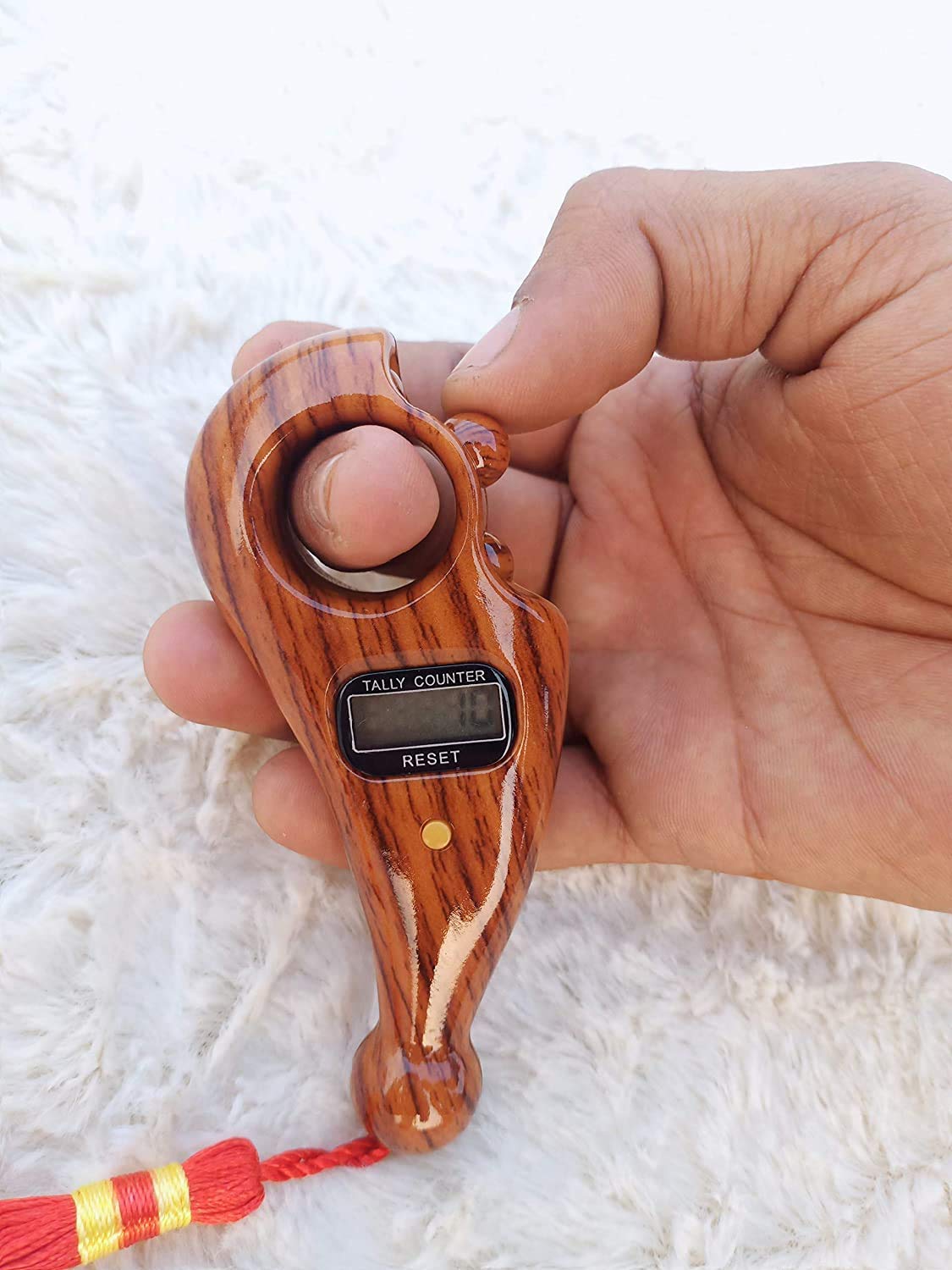 Digital Jaap Mala | Rudaraaksha Mala Chanting Bead Counter Clicker Digital Machine Large Digital Jaap Mala