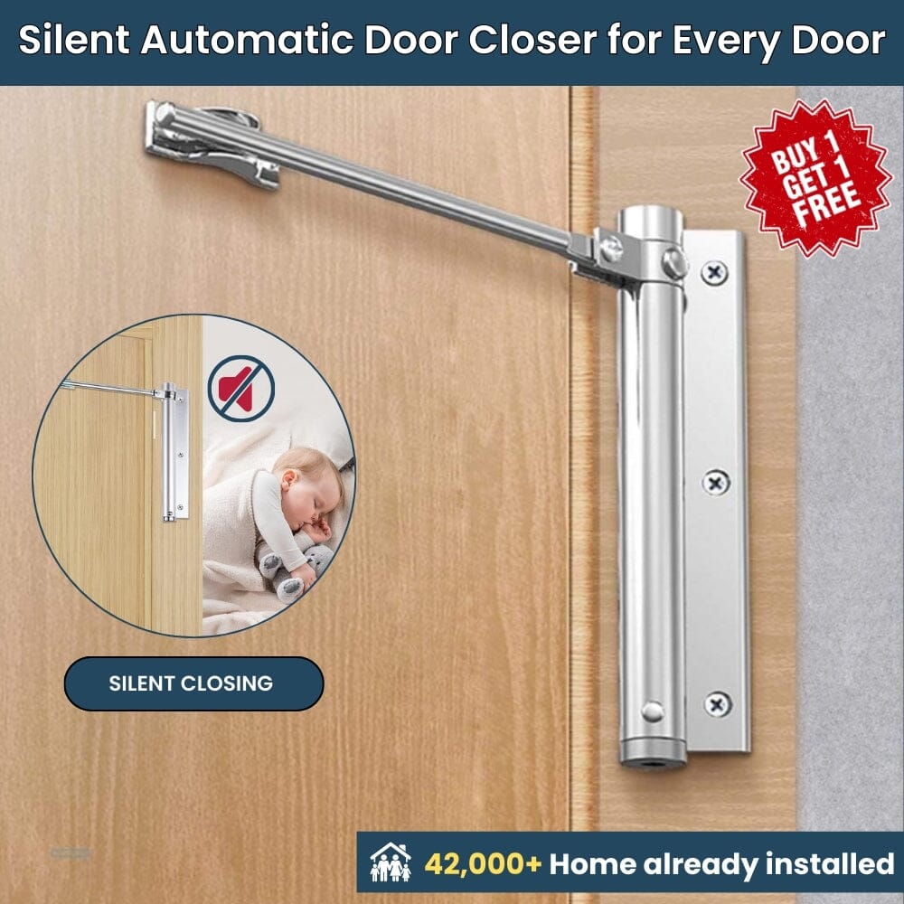Premium Automatic Door Closer for Home & Office ( Buy 1 Get 1 FREE ) F