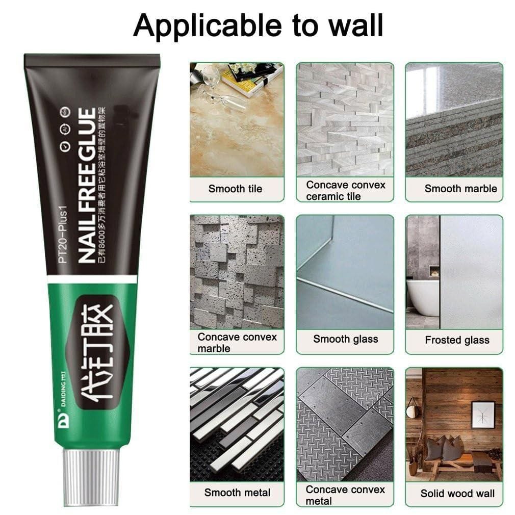 Door Sealant Nails With Adhesive Glass Glue Waterproof - Multifunction Adhesive Glue (Set Of 2) Nail Free Glue (Set Of 2)