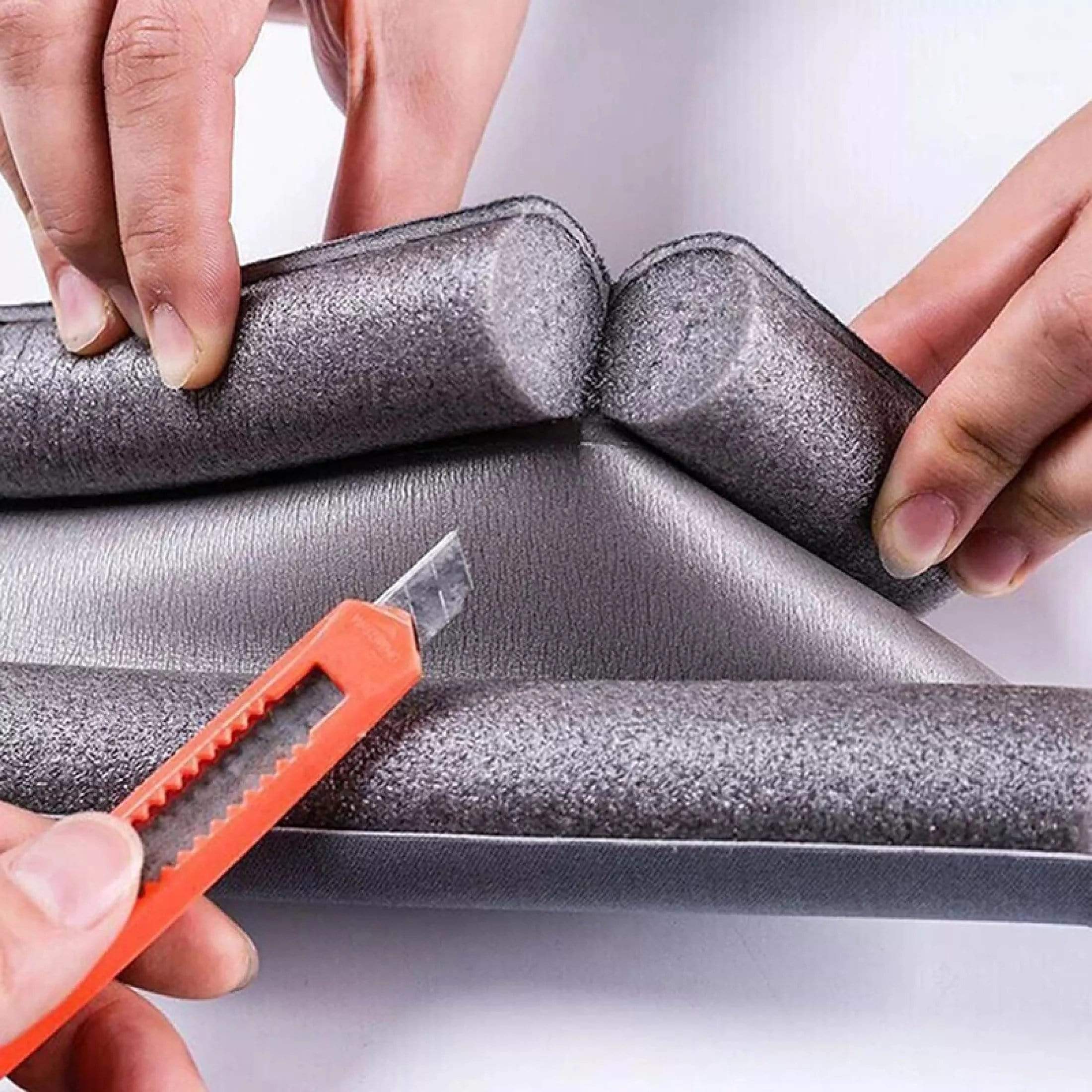 Doorzipo™ | Door Bottom Gap Sealer Underneath Door Gap Blocker Strip Long Roll Doorzipo™ Zaavio.co®