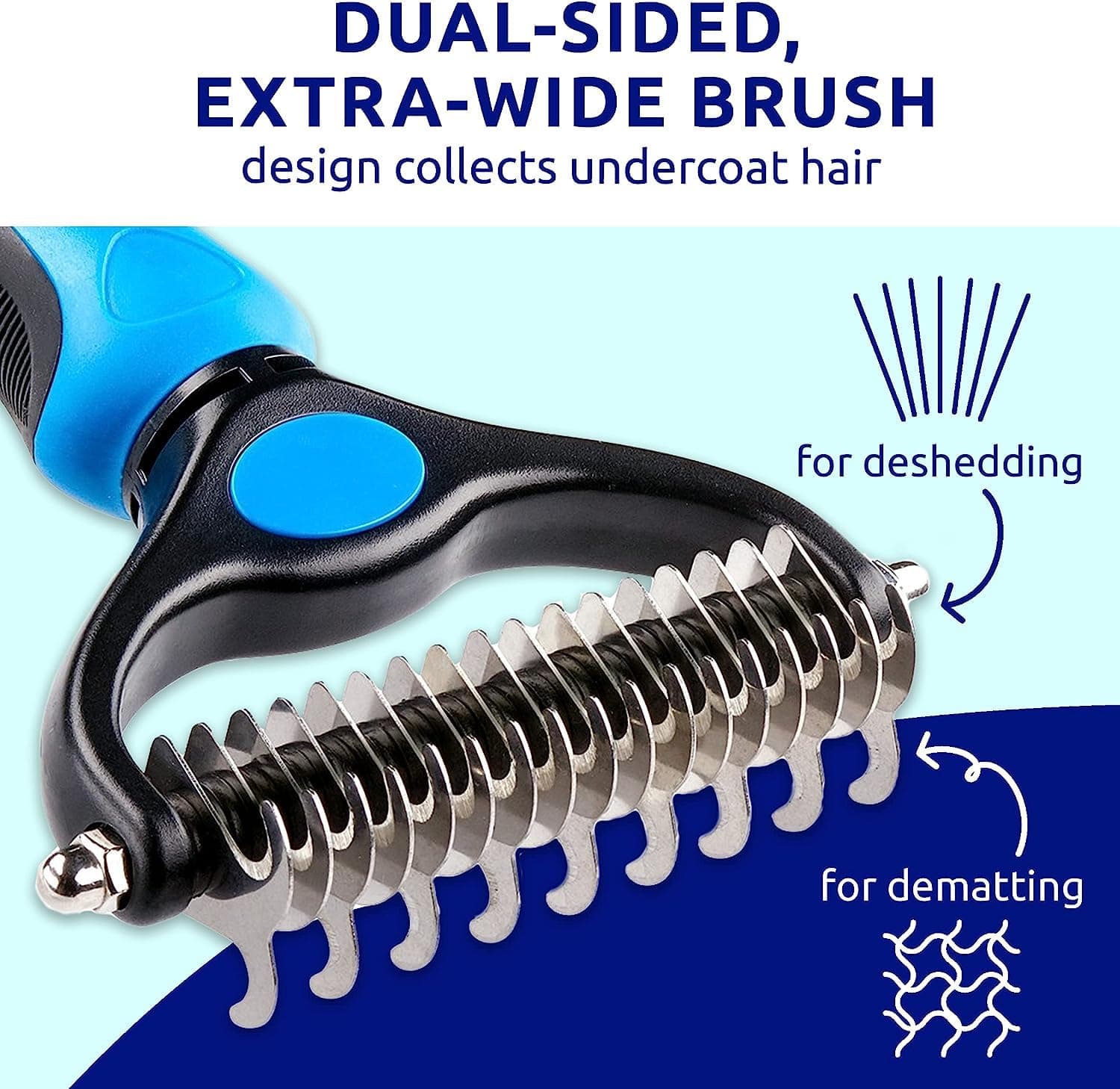 Doromixo | Pet Store Dog Cat Grooming Comb Brushes Hair Brush Pet Supplies Doromixo 2-in-1 Pet Grooming Tool