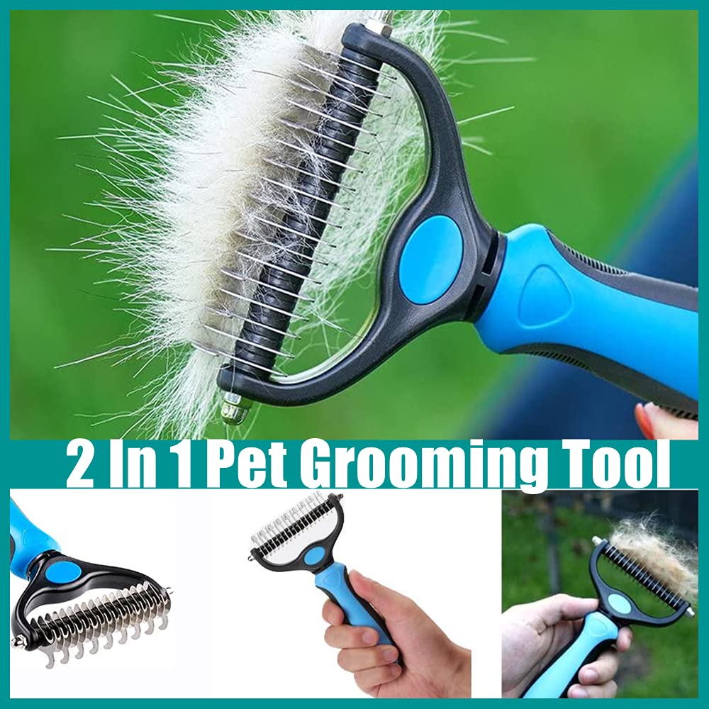 Doromixo | Pet Store Dog Cat Grooming Comb Brushes Hair Brush Pet Supplies Doromixo 2-in-1 Pet Grooming Tool