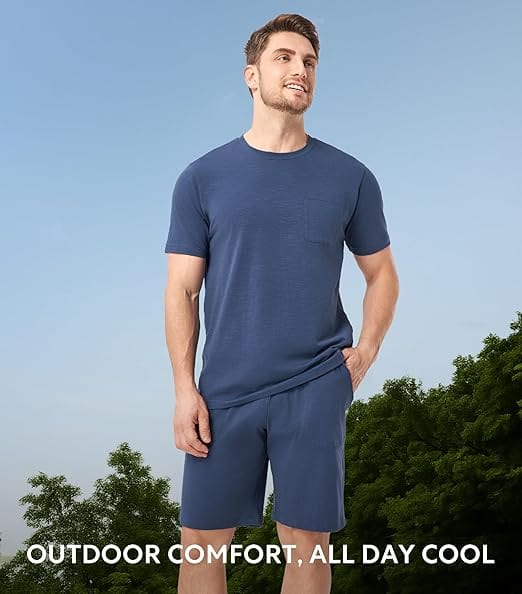 DreamNestzy™ | Nightdress Foe Women Night Suit Men Nightwear 2 piece DreamNestzy™ Unisex Two-Piece Nightwear Suit Zaavio.co®