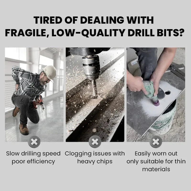 Drilloxo™️ (Set of 13) | Drill Bits For Metal Set Steel For Drilling Metal Head For Walls Drilloxo™ Ultra-Hard Alloy Drill Bit Kit (Set of 13) Zaavio.co®