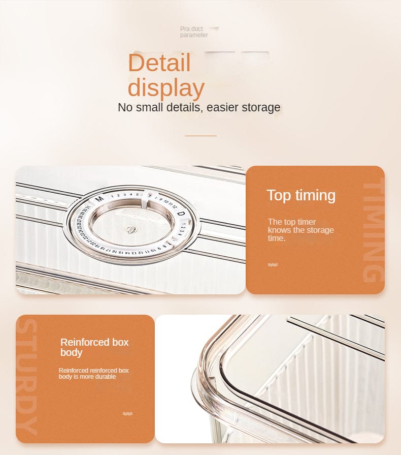 DuroBin™ (Pack of 6) | Plastic Container Basket For Kitchen Storage Containers Food Storage Pack of 6 DuroBin™ Unbreakable Basket (Pack of 6) Zaavio.co®