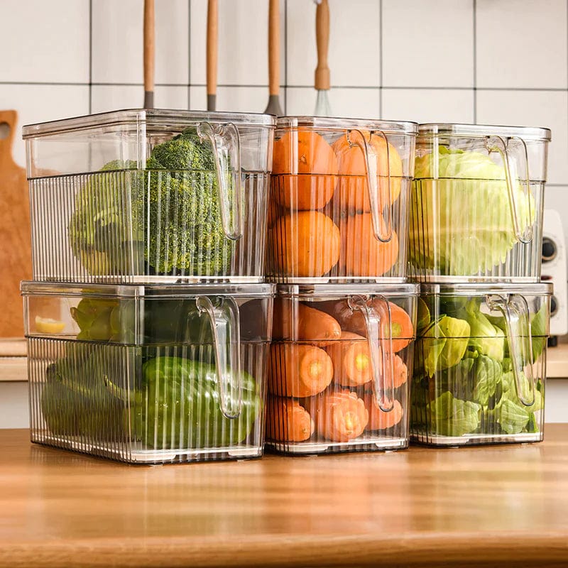 DuroBin™ (Pack of 6) | Plastic Container Basket For Kitchen Storage Containers Food Storage Pack of 6 DuroBin™ Unbreakable Basket (Pack of 6) Zaavio.co®