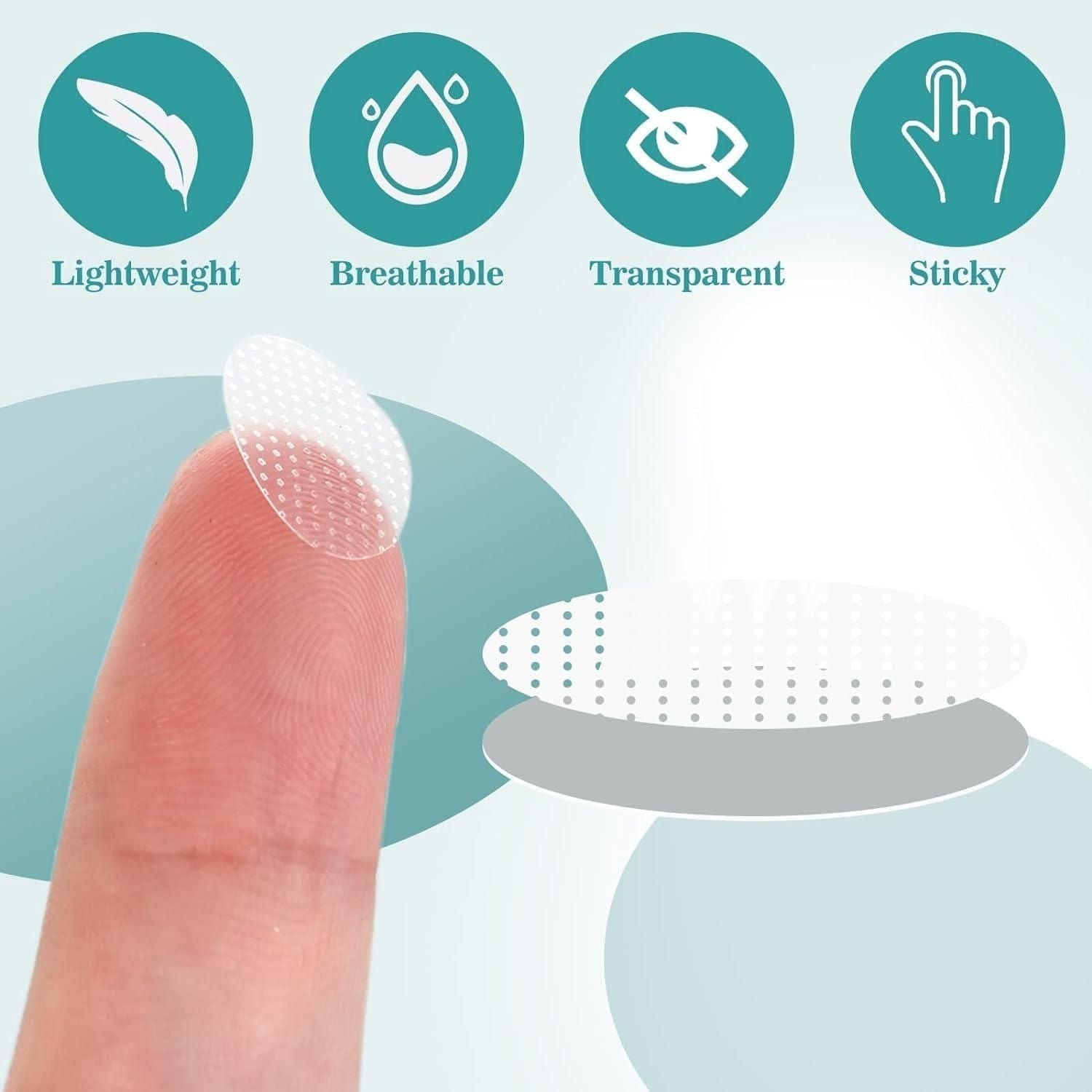EarLoftexo™ (100 PCS) | Earring Lobe Hole Heavy Earing Support Sticker Invisible Packs Earloftexo™ Premium Earlobe Support Patches (100 PCS) Zaavio.co®