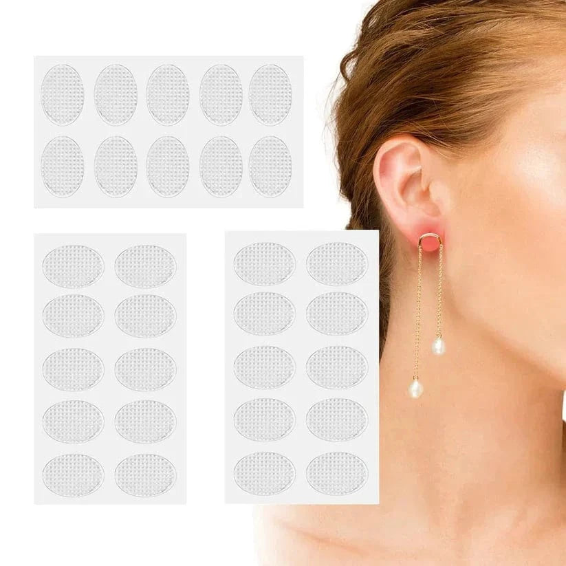 EarLoftexo™ (100 PCS) | Earring Lobe Hole Heavy Earing Support Sticker Invisible Packs Earloftexo™ Premium Earlobe Support Patches (100 PCS) Zaavio.co®