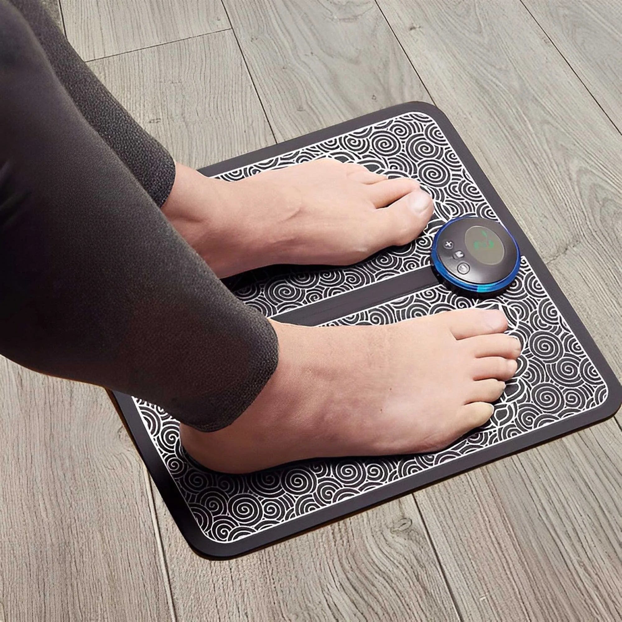 EMS Leg and Foot Massager Mat Electrical Pad Relaxing EMS Foot Massager