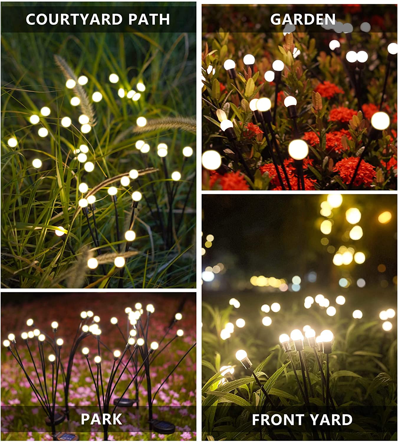 Enchanting Firefly Lights : Unique Solar Powered Garden Lights (Multi Sets) Enchanting Firefly Lights : Unique Solar Powered Garden Lights (Multi Sets)