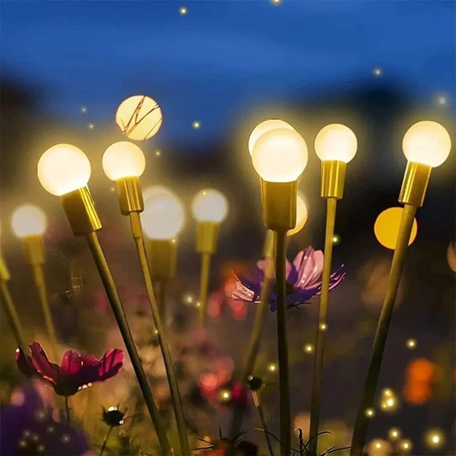 Enchanting Firefly Lights : Unique Solar Powered Garden Lights (Multi Sets) Enchanting Firefly Lights : Unique Solar Powered Garden Lights (Multi Sets)