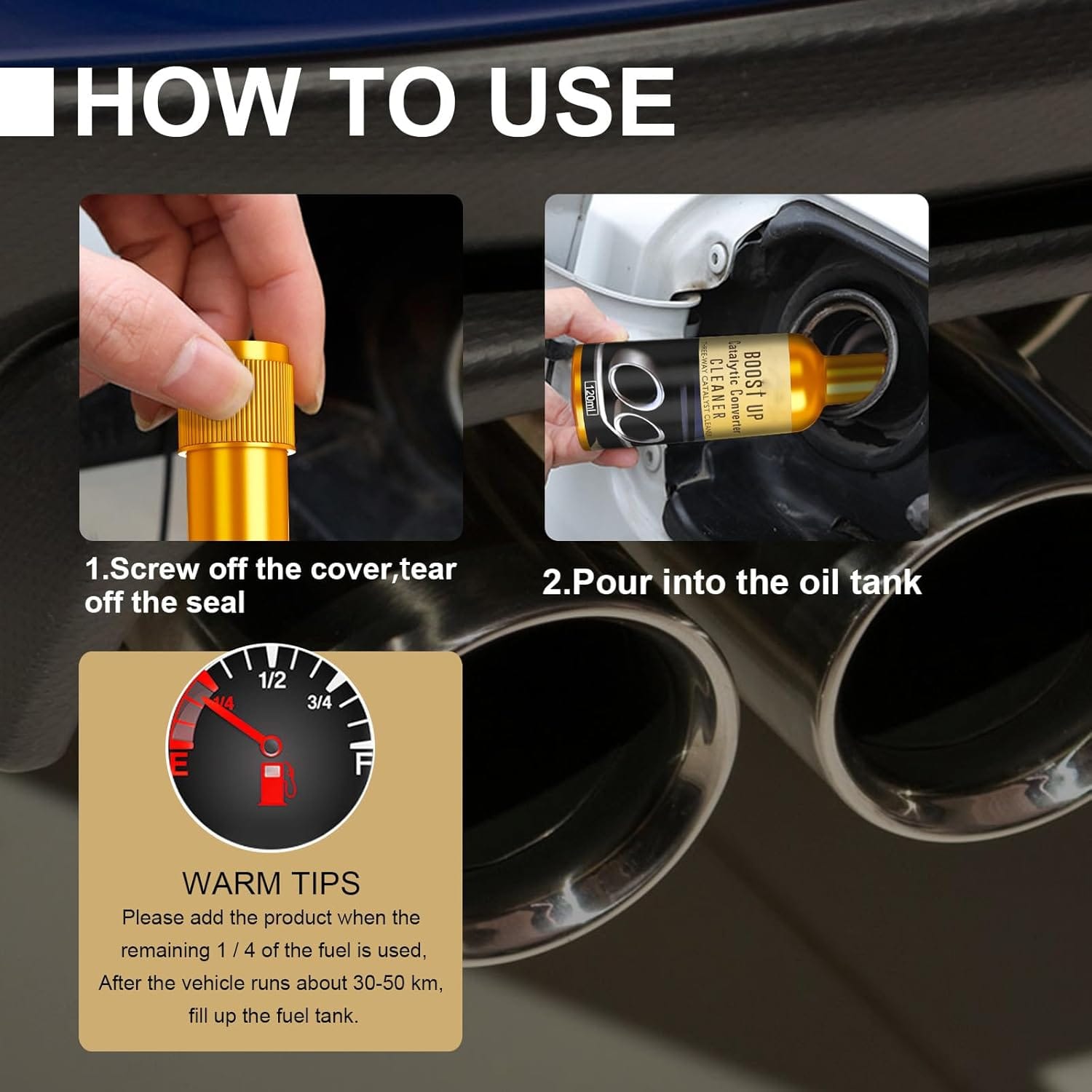 Engine Carbon Cleaner (Set of 2) | Catalytic Converter Car Carbon Cleaning Fuel Injection Cleaners Engine Carbon Cleaner (Set of 2)