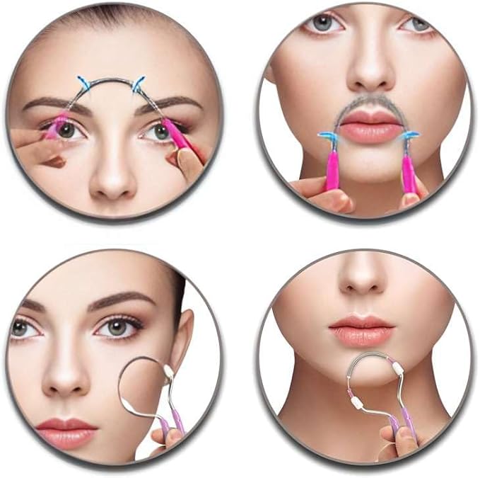 Facialcoilzio™ | Facial Hair Remover Removal Face Hair Eliminate Facial Shaver Facialcoilzio™ Facial Epilator Hair Removal Tool Zaavio®