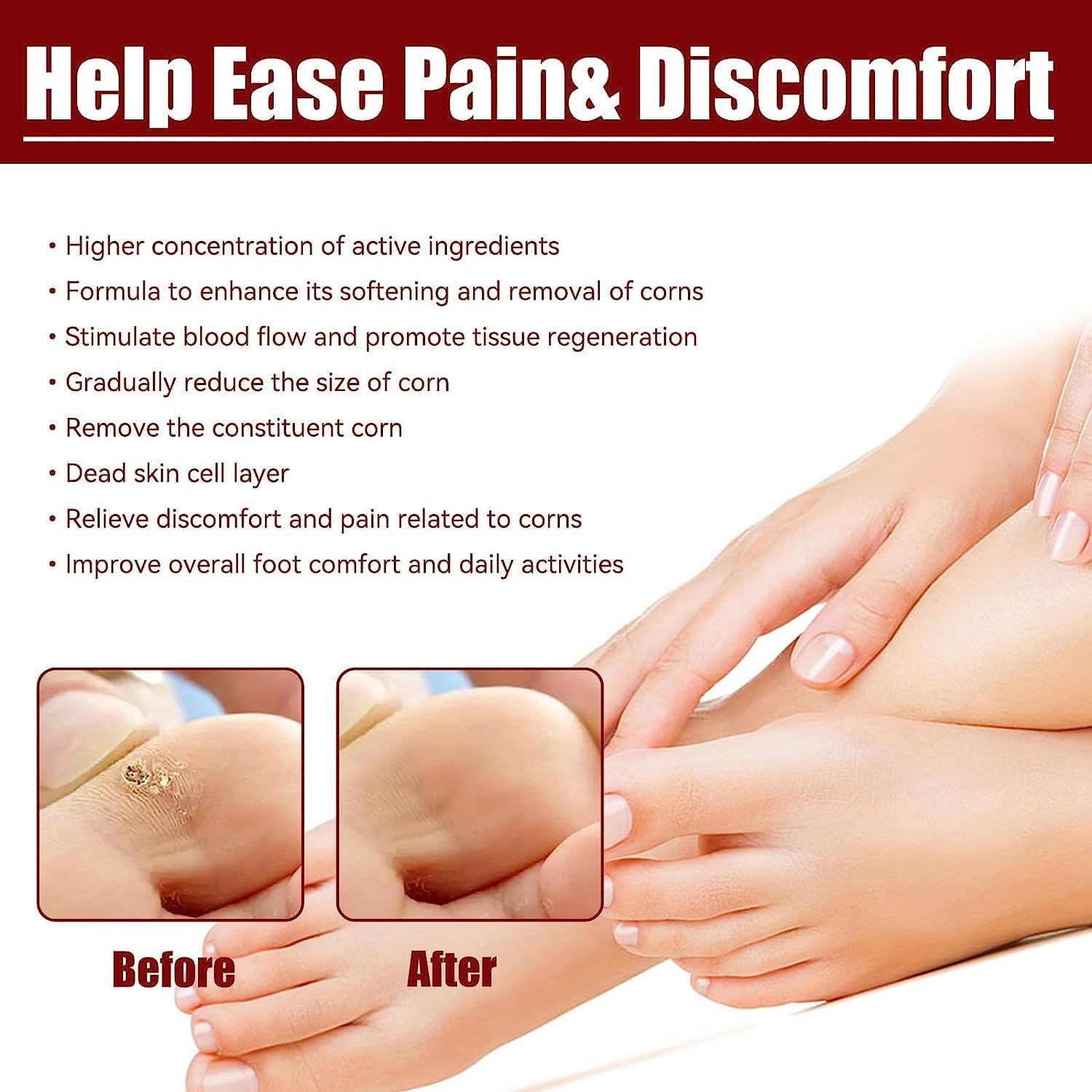 Feet Corn Removal Serum (Pack of 2) Feet Corn Removal Serum (Pack of 2) Zaavio®