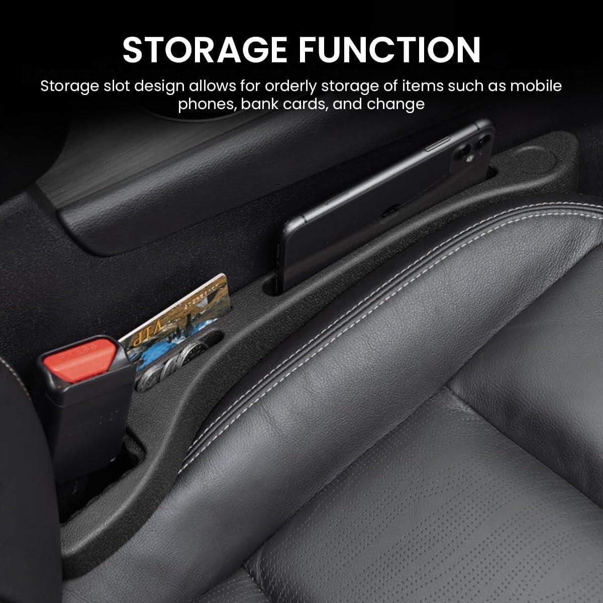 Fillzio™ | Car Seat Automobile Organizer Carseat Gap Filler Space Saver Fillzio™ Car Seat Gap Filler EVA Car Organizer Zaavio®