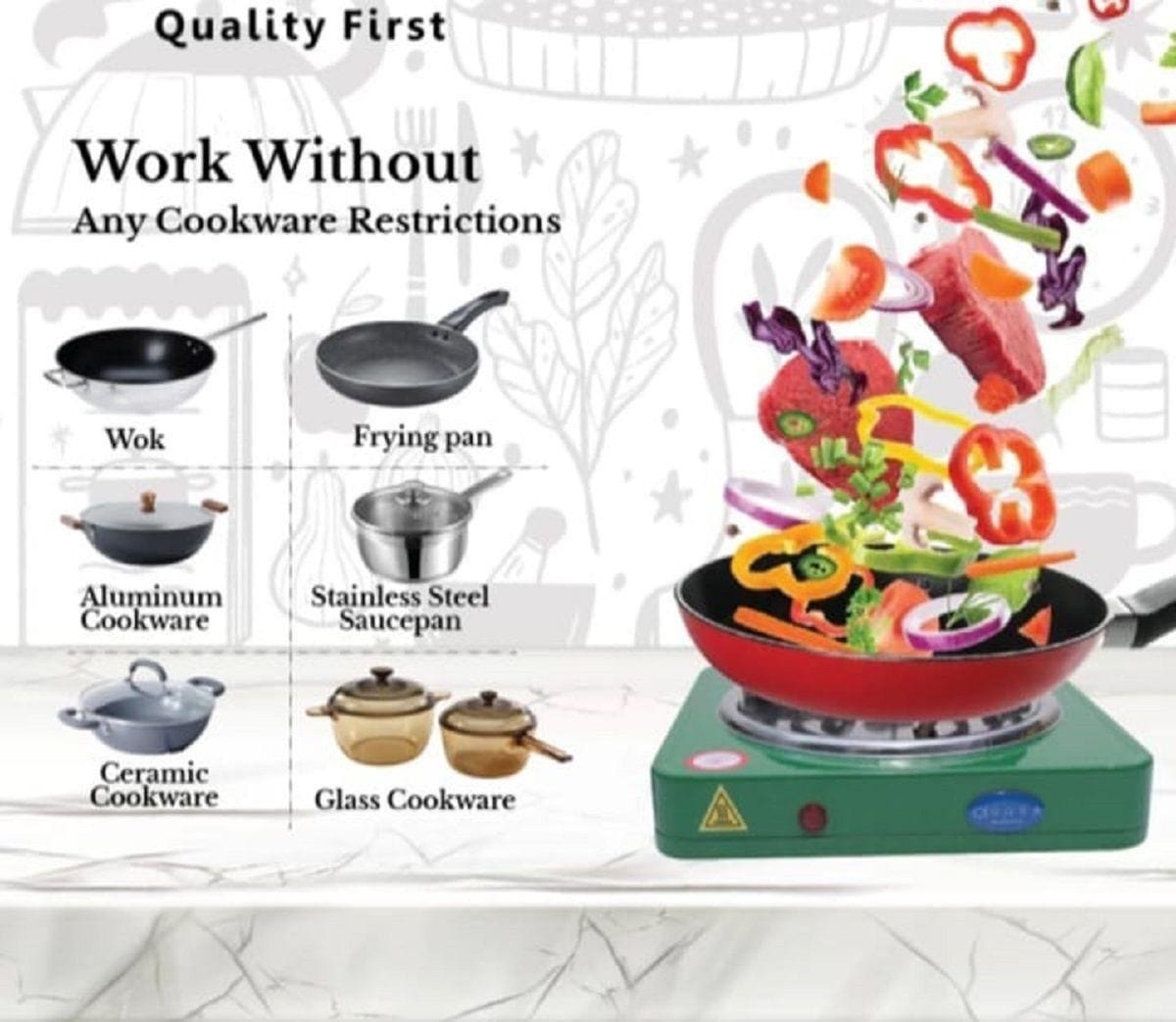 Flameless Electric Cooking Stove Flameless Electric Cooking Stove
