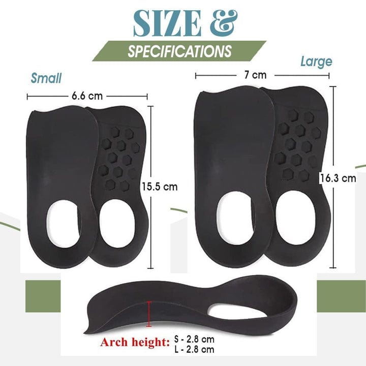Flat Foot Shoe Insoles Feet With Arches Foot Soles For Flat Feet - ArchEaze™️ ArchEaze™ Zaavio®