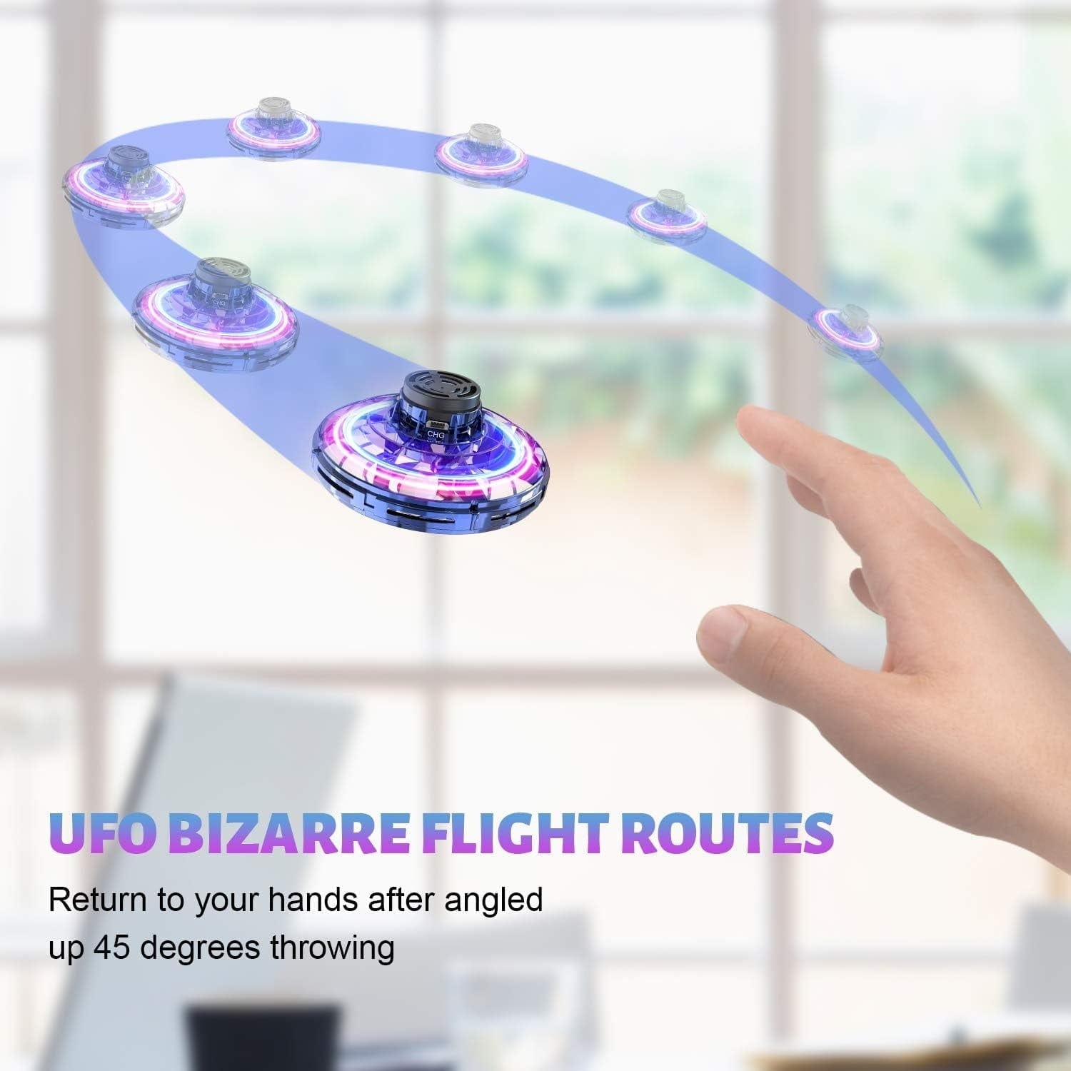 Flyfantaxy™ | Flying Ball Toy Spinners Toys Flies Hand Controlled Rechargeable Toy Flyfantaxy™ Hand-Controlled Flying Ball Toy Zaavio.co®