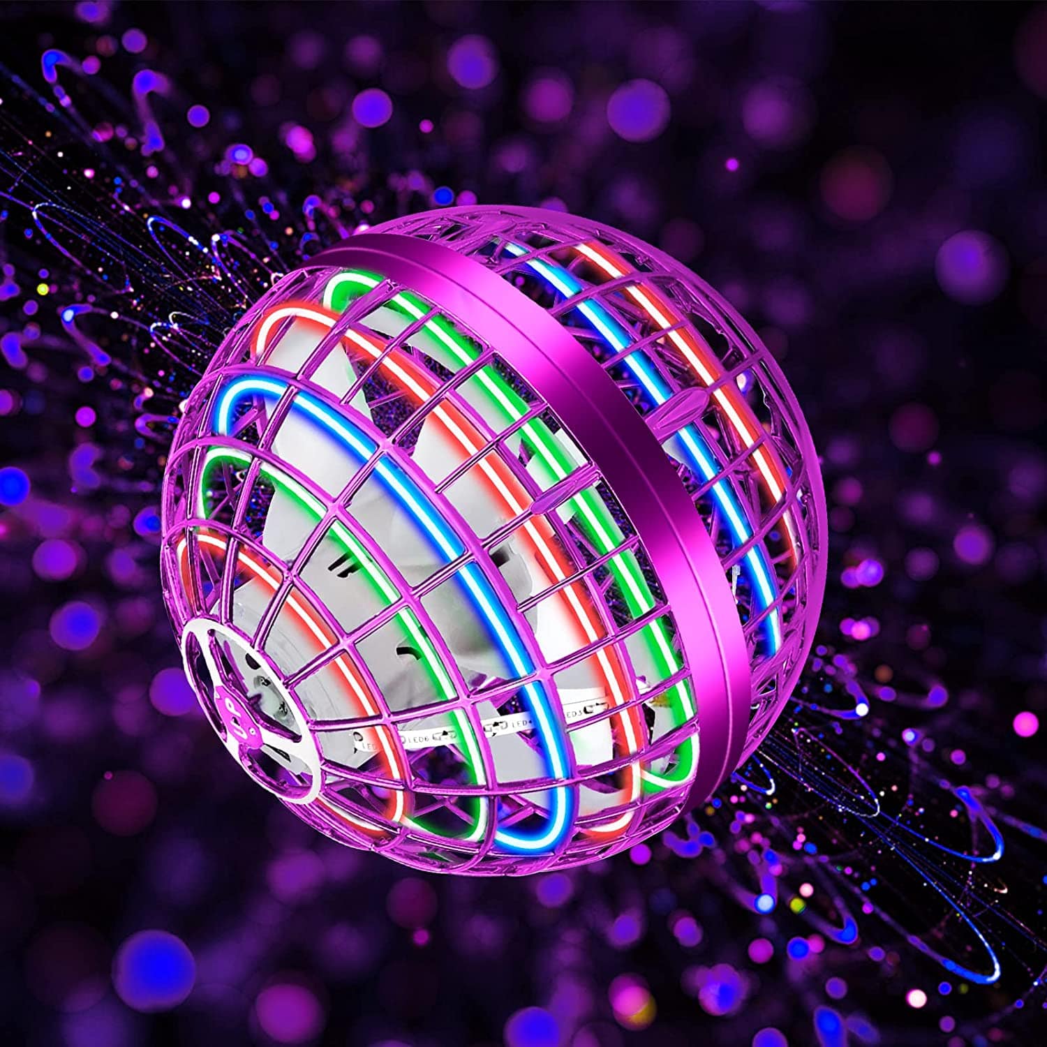 Flying Orb Ball Toy Mini Drone Boomerang Spinner for Kids Flying Ball Toy