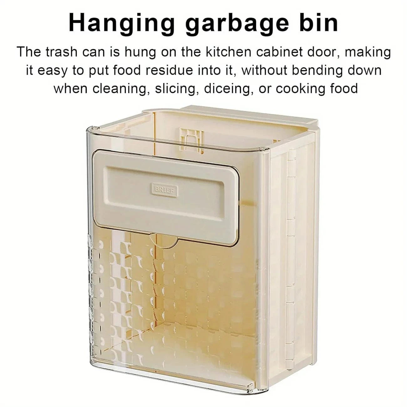 Foldable Wall Mounted Trash Can | Trash Can Bin For Kitchen And Bathroom Hanging Dustbins Foldable Wall Mounted Trash Can Zaavio.co®