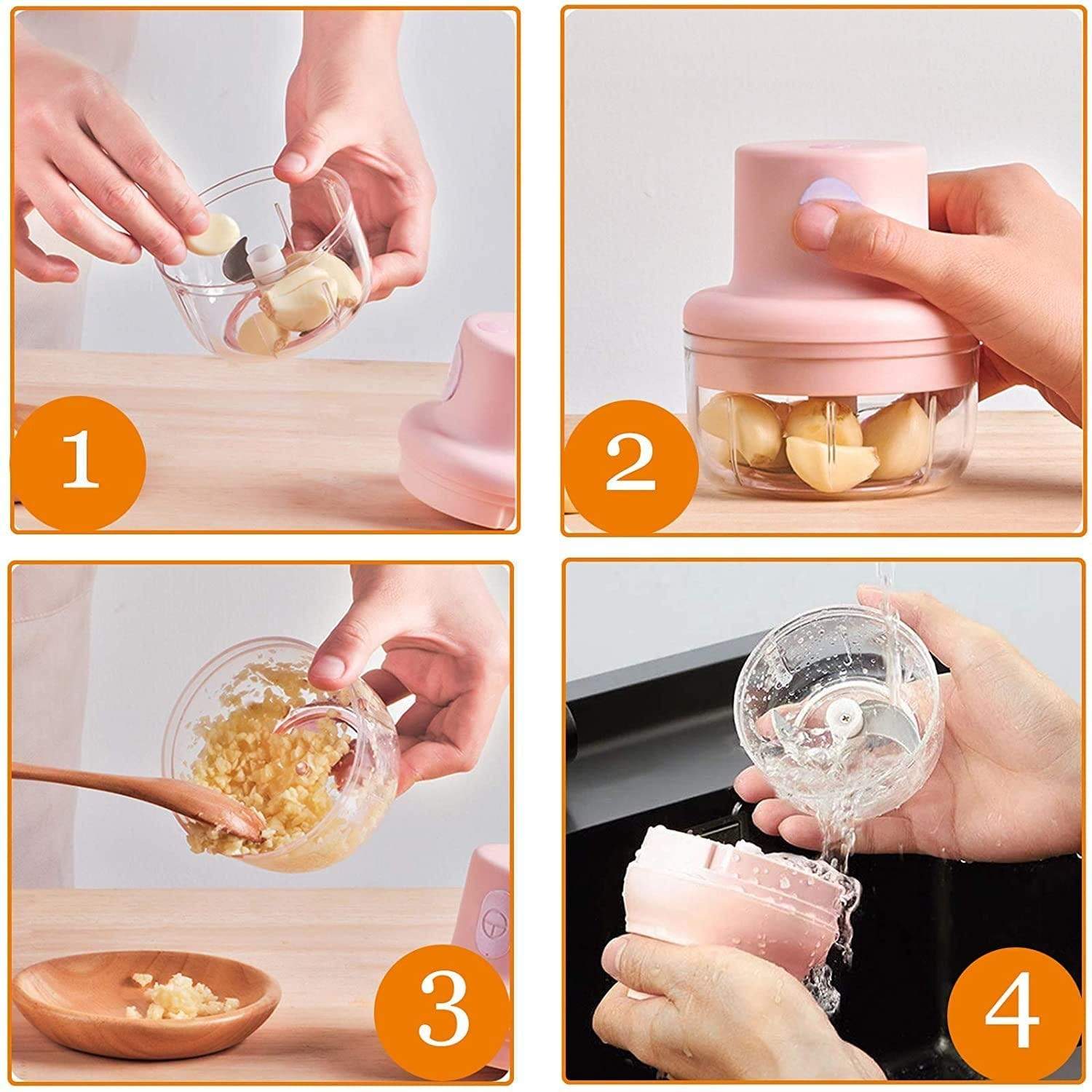 Food Processor 2.0 | Mini Electric Vegetable Chopper Onion Tomato Chopper Large Food Processor 2.0