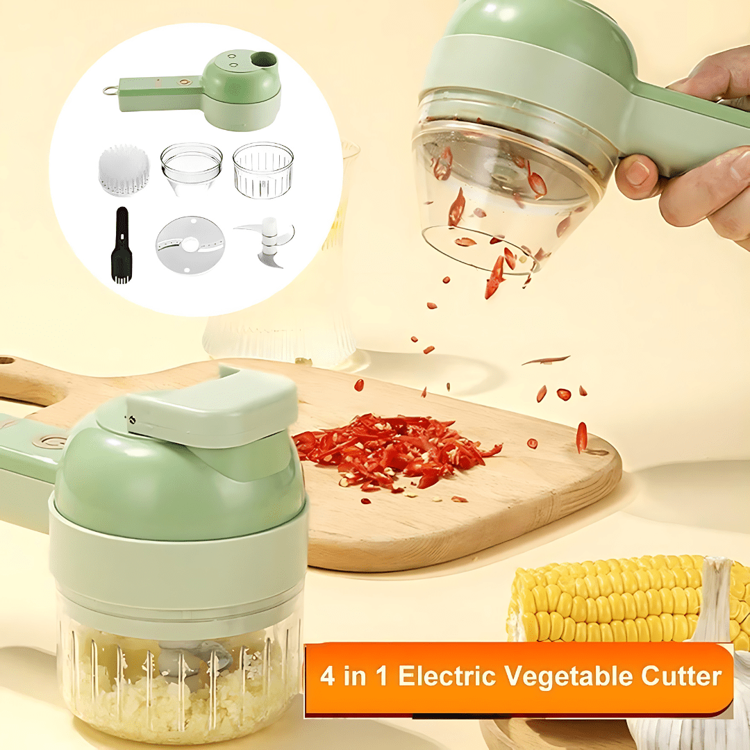Food Processor Vegetable Electric Chopper Veggie Cutter Machine Electric Vegetable Chopper