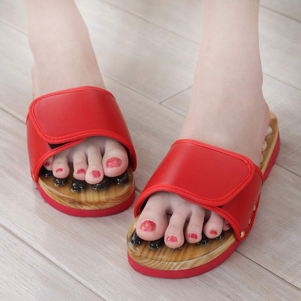 Foot Massager Acupressure Slippers Massager For Feet Stone Slippers Acupressure Stone Slippers