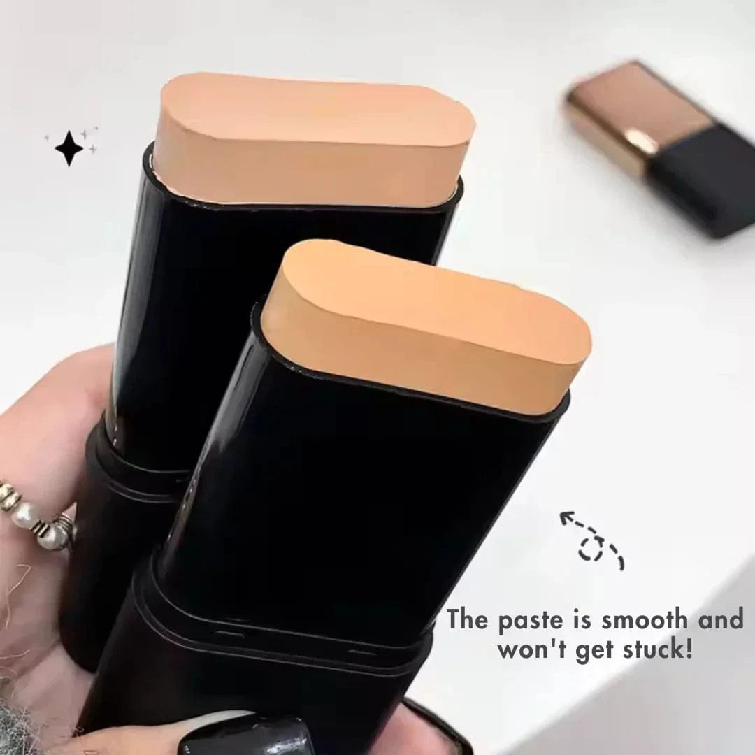 Foundation Stick | Glass Skin Tone Korean Skincare Products Flawless Foundation 2 in 1 Foundation Stick for Korean Glass Skin