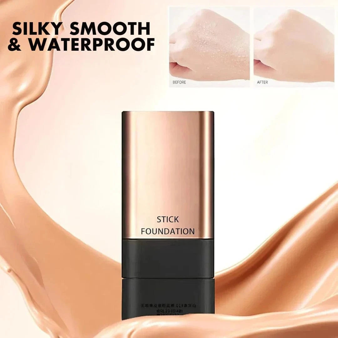 Foundation Stick | Glass Skin Tone Korean Skincare Products Flawless Foundation 2 in 1 Foundation Stick for Korean Glass Skin