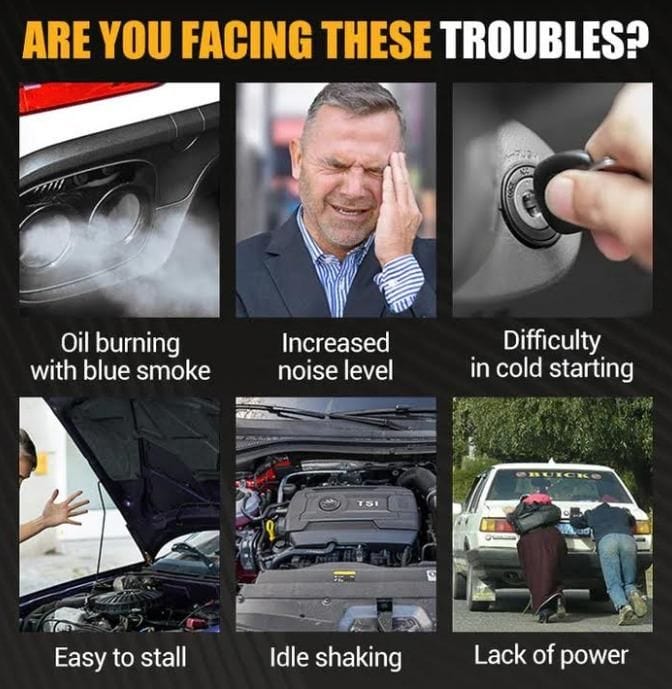 Frictor™️ | Engine Oil Lubricant Additive Fuel Efficiency Performance Frictor™️Engine Anti Wear Protectant (Pack Of 2) Zaavio®