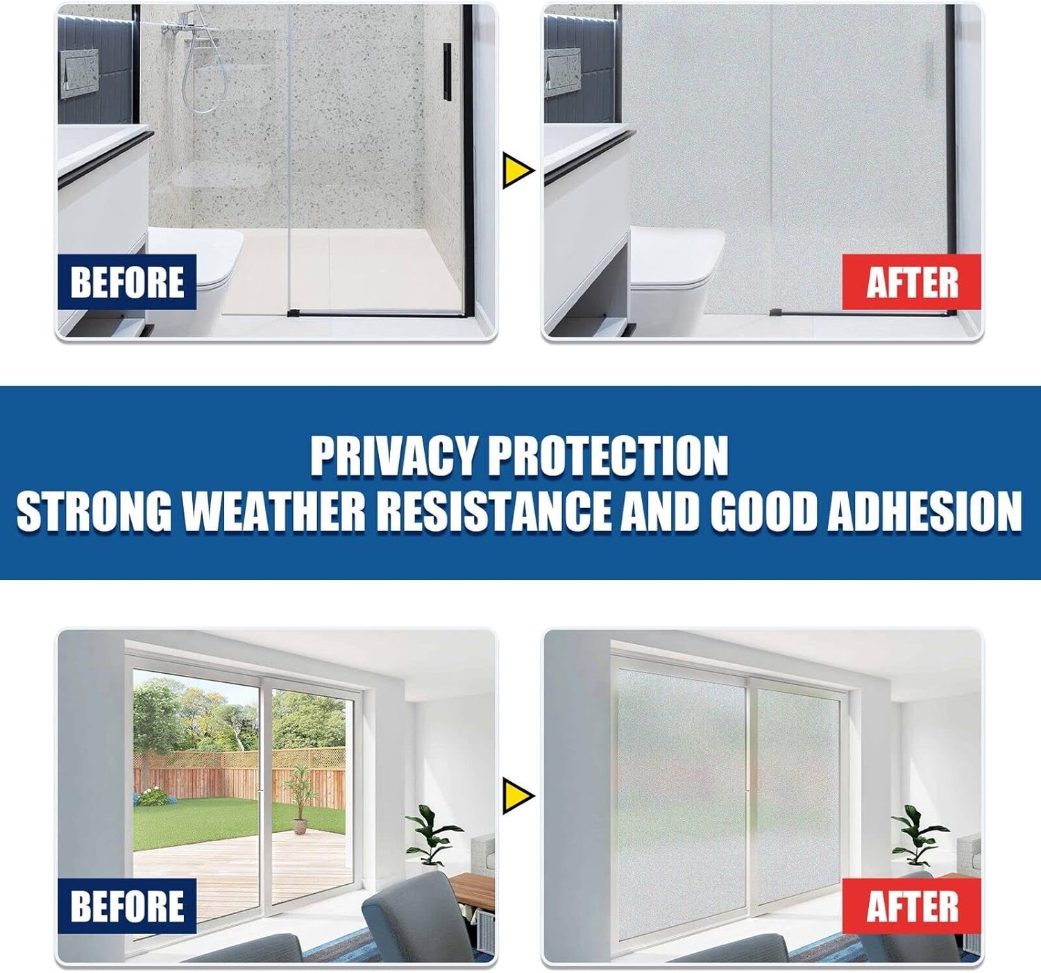 FrostGuardz™ (Pack of 2) | Frosted Glass Door Sliding Window Paint Color Frosting Glass Window FrostGuardz™ Frosted Glass Paint (Buy 1 Get 1 Free) Zaavio®