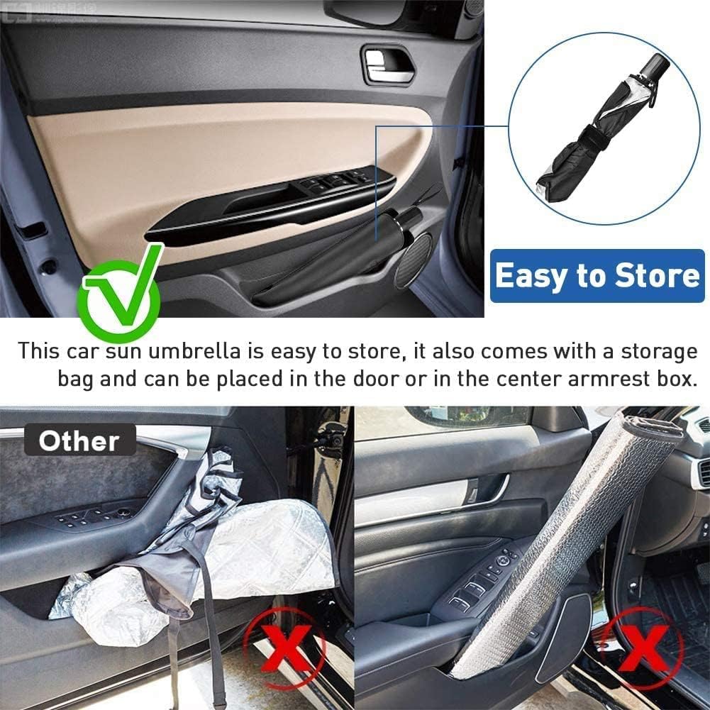 FrostyBlock™️ Windshield Car Umbrella | Car Accessories Sun Shade For Car Window Automobiles Window Curtains FrostyBlock™ Windshield Car Umbrella Zaavio.co®