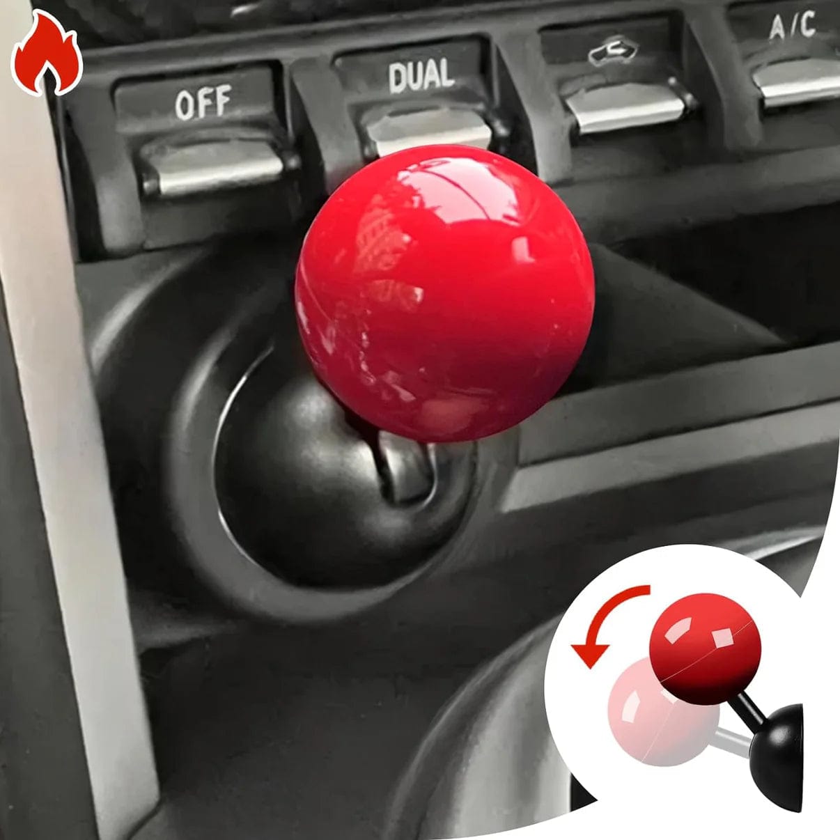 FunIgnite™️ | Car Accessories Interior Car Stuff Accessory Starter Button FunIgnite™️ Car Push Joystick Start Button Cover Zaavio®