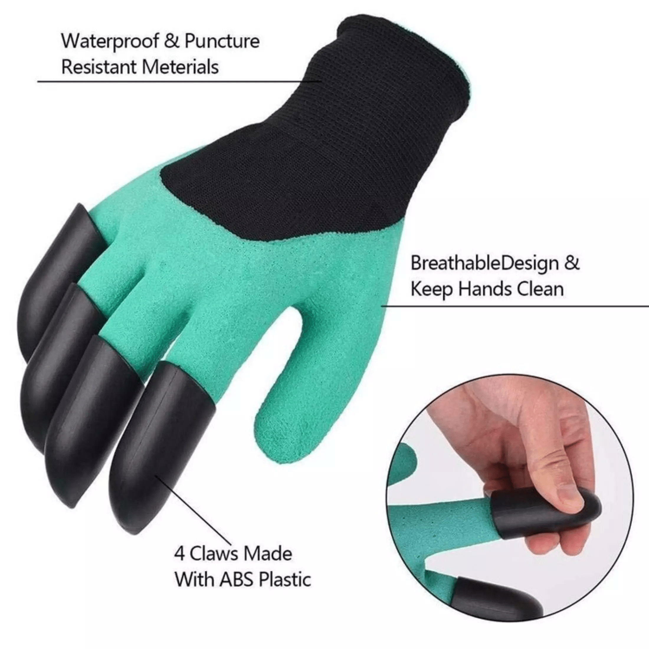 Gardening Gloves with Claw Waterproof Garden Glove Gardening Gloves