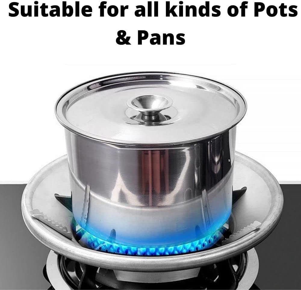 Gas Burner Stove Stand (Pack of 2) | Kitchen Hob Chulha Energy Saver Gas Saver (Buy 1, Get 1 Free)