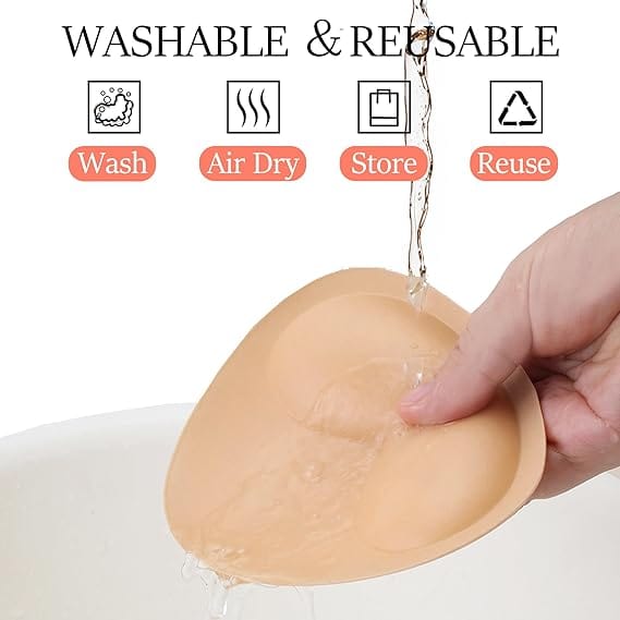 Glamzieo™ | Sports Bra Brassiere Push Up Bra Padding Pads Bra Cups Glamroxio™ Push-Up Sticky Breast Size up Pads Zaavio®