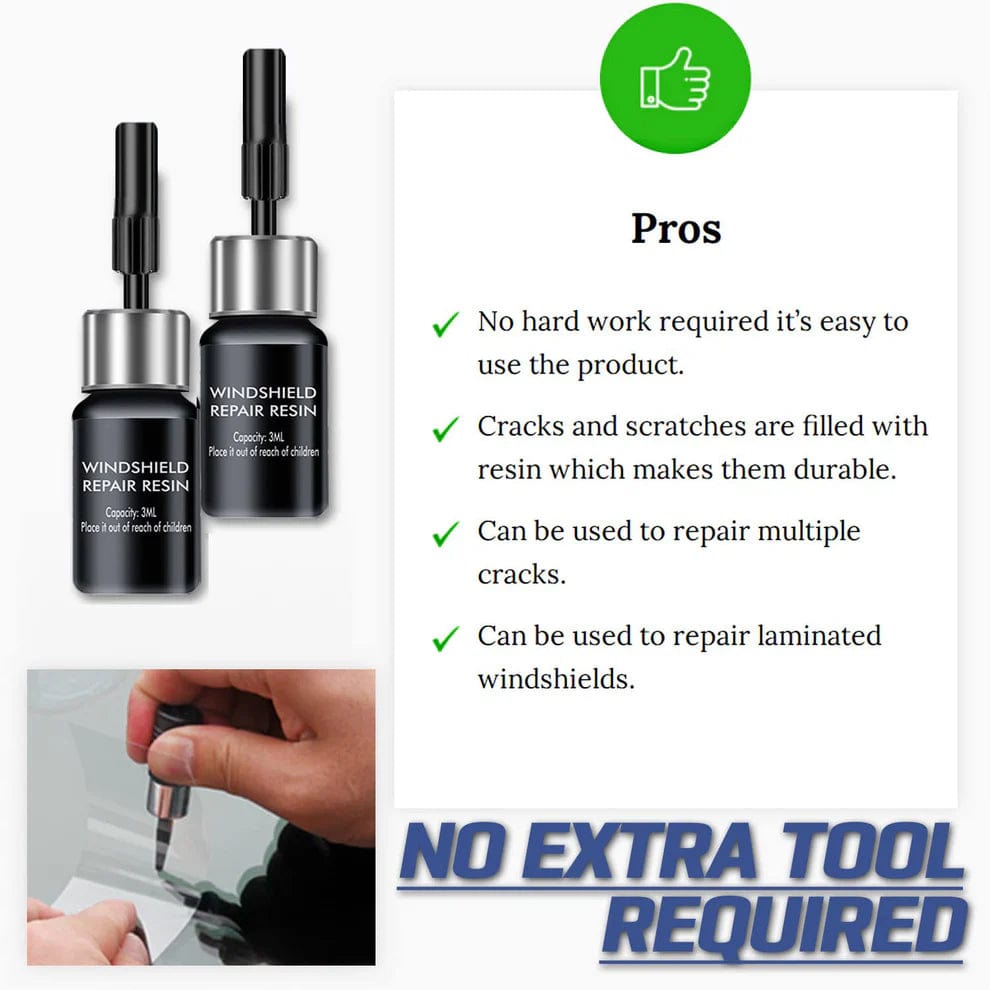 Glass Repair Kit - Pack of 2 Glass Repair Kit - Pack of 2 Zaavio®