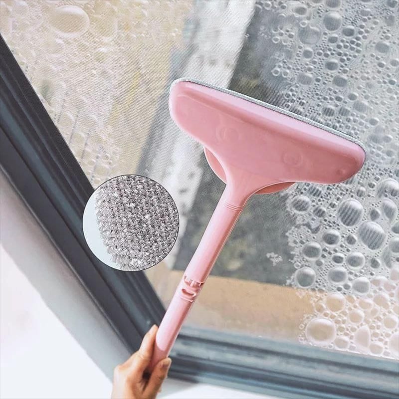 Glass Window Cleaning Brush Spray Washing Cleaner - Mesh Cleaner Brush Mesh Cleaner Brush