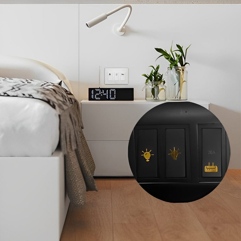 Gold Switch Stickers | Gold Labels Sticker Size Customized Stickers Sheet Home Sticker Gold Switch Stickers Zaavio.co®
