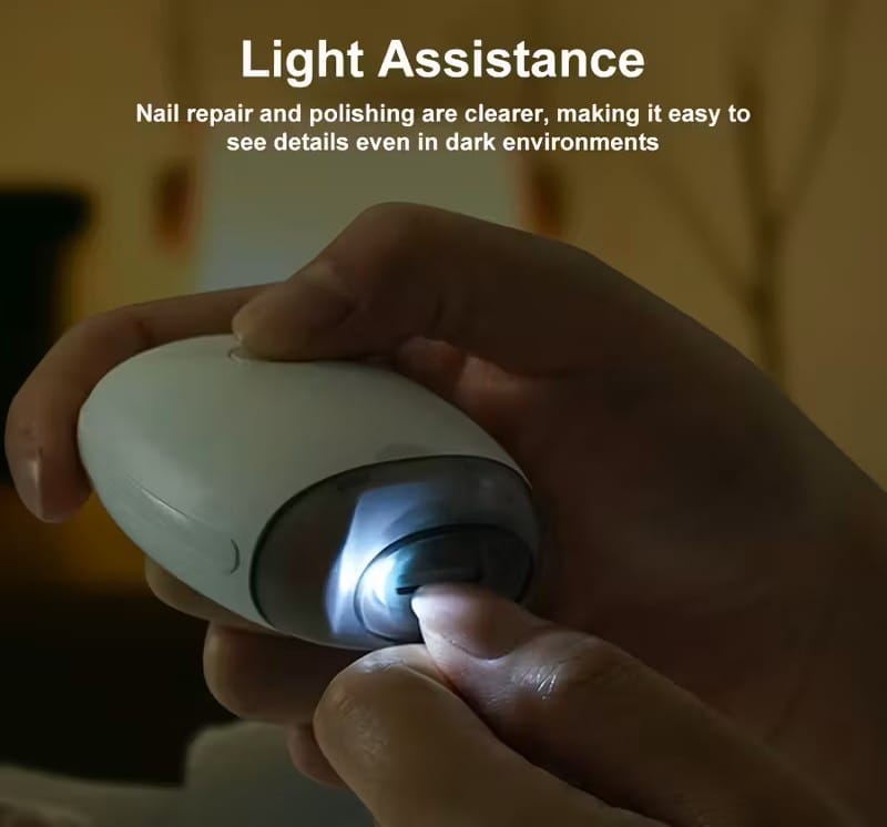 Groomixo trimmer LED light helping trim in the dark