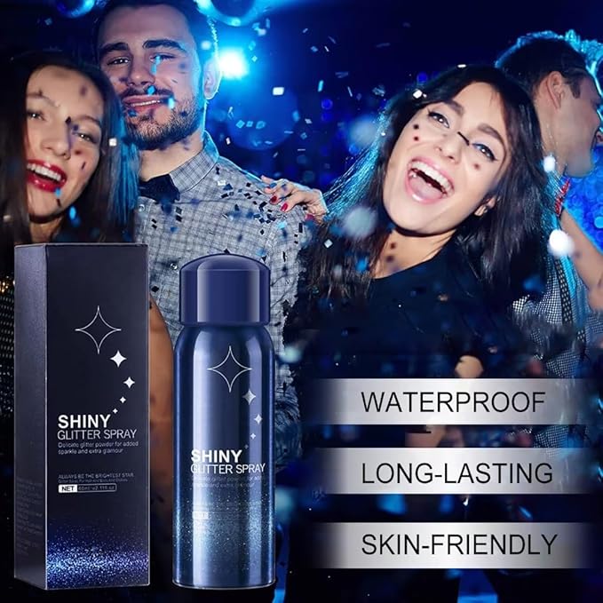 Hair and Body Glitter Color Spray ( Pack Of 2) | Hair Glitter Body Spray Hair Shimmer Shine Spray Hair and Body Glitter Color Spray (Pack Of 2) Zaavio®