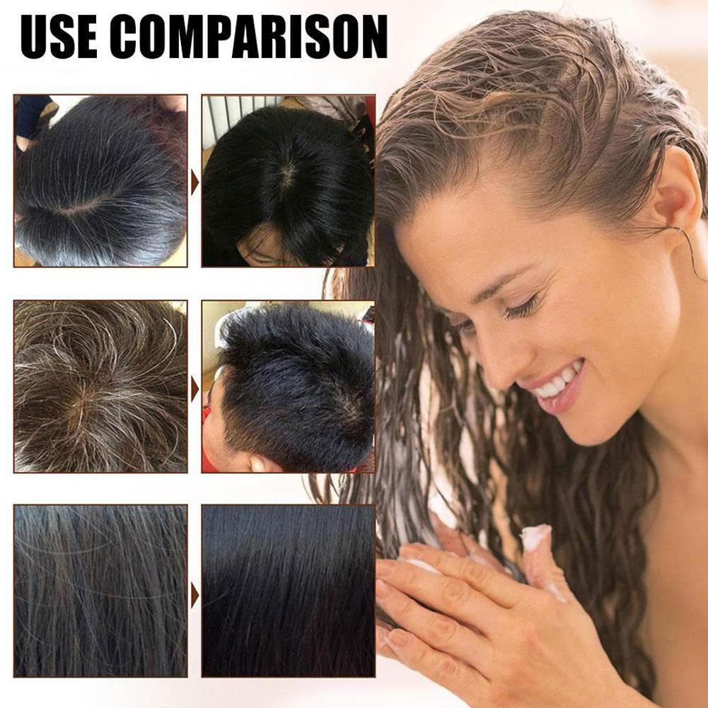 Hair Color Bubble Dye Shampoo | Hair Dye Coloring Grey Hair Color Products Hair Color Bubble Dye Shampoo (Set of 2)