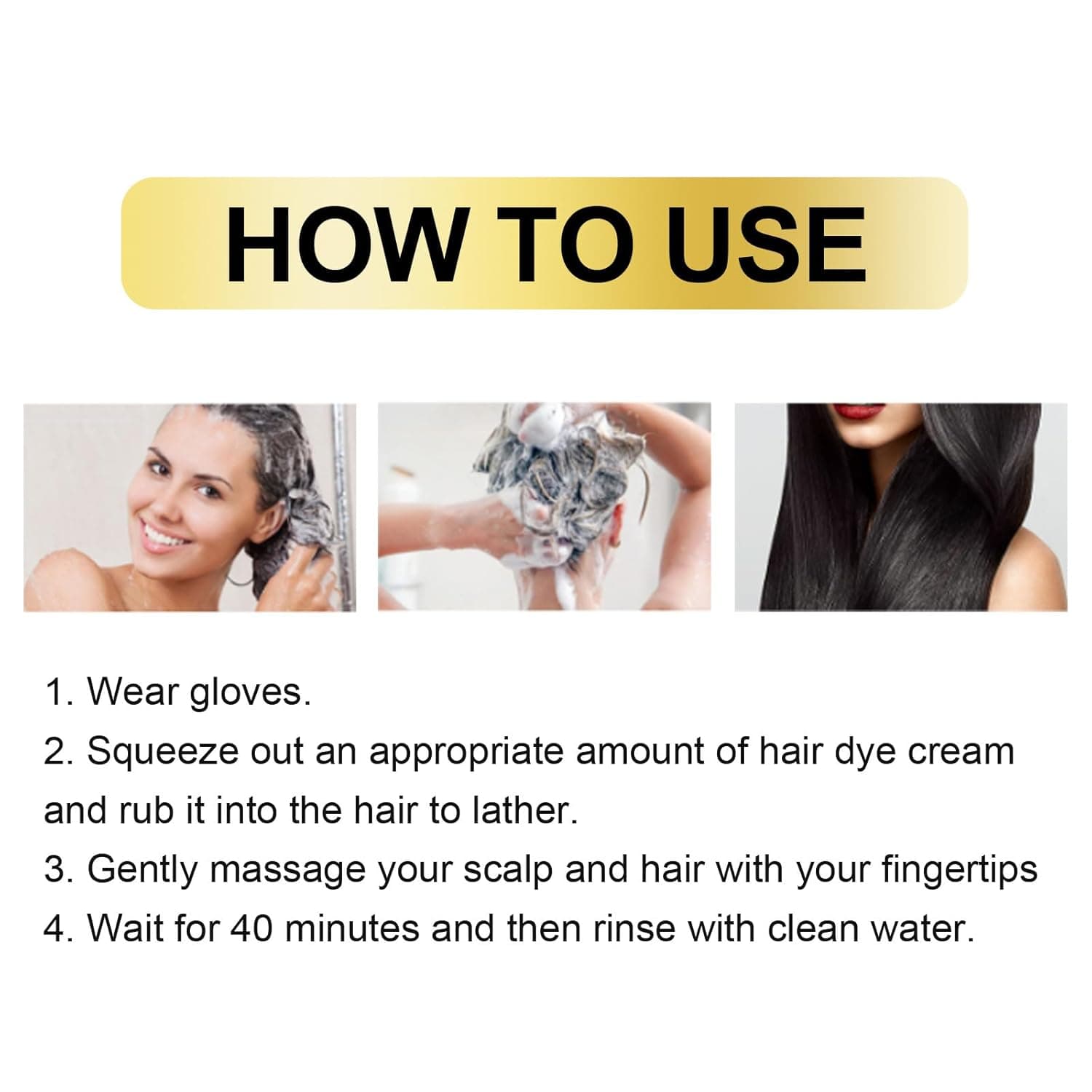 Hair Color Bubble Dye Shampoo | Hair Dye Coloring Grey Hair Color Products Hair Color Bubble Dye Shampoo (Set of 2)