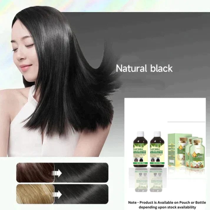 Hair Coloring Dye Shampoo Hair Color Natural Dye Herbal Coloring - ColourNourish™️ (Pack of 2) Pack of 2 ColorNourish™️ Natural Plant Hair Dye (BUY 1 GET 1 FREE) Zaavio®