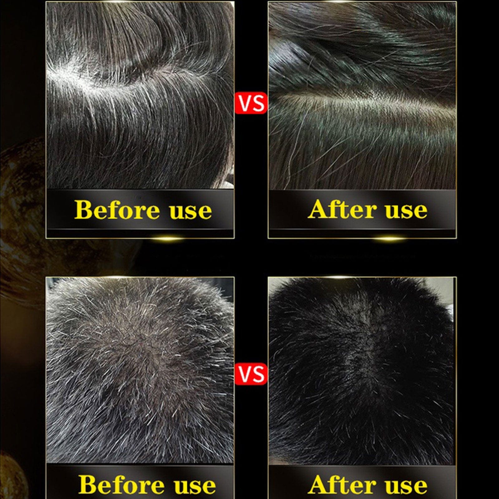 Hair Colour Mild Shampoo Hair Dye Conditioner 3 in 1 Black Hair Dye Shampoo 3 In 1 Black Hair Dye Shampoo (Set of 2)