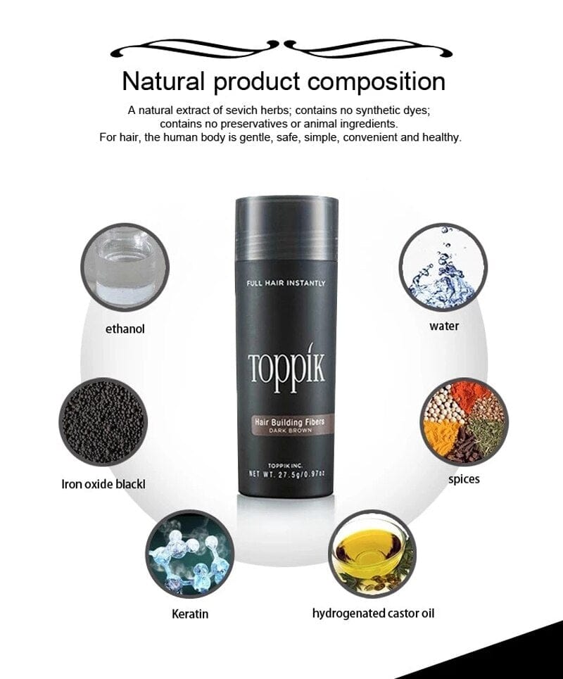 Hair Fiber Building Powder (Black) Hair Fiber Building Powder (Black)
