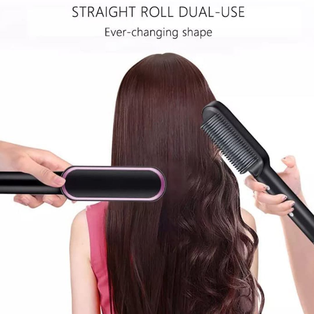 Hair Straightening Brush Electric Comb Heat Straightener Hair Straightener Comb