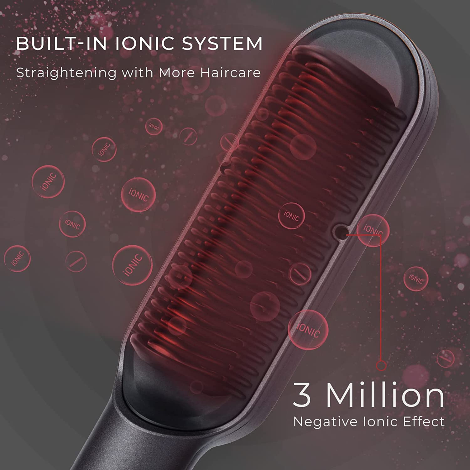 Hair Straightening Brush Electric Comb Heat Straightener Hair Straightener Comb